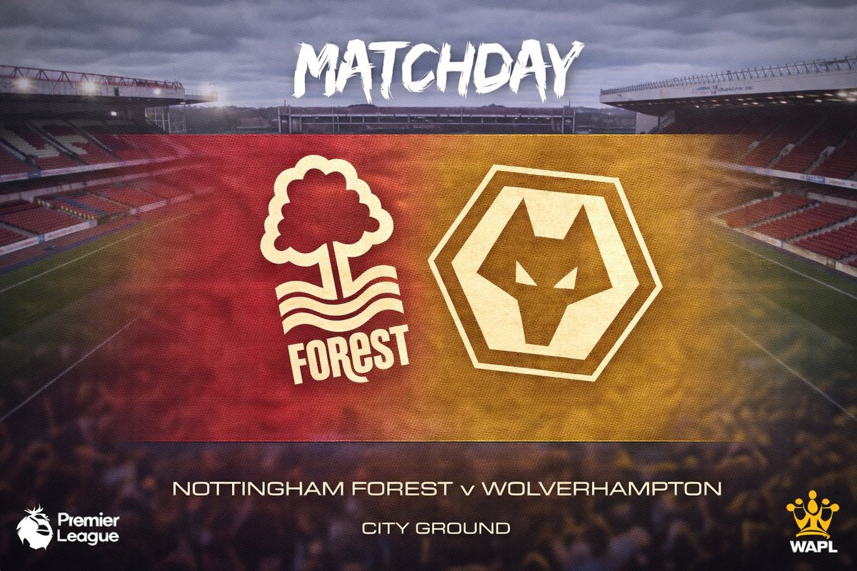 WeArePLeague's tweet image. ◉ Premier League • Rodada 26 

Matchday 

🕟 4:30pm 

🏟 City Ground 

🟥 Nottingham Forest v Wolverhampton 🟧 

📺 TNT Sports UK 🇬🇧 • ESPN 2 🇧🇷 

🏆 #PremierLeague 

#WithPride 

#NFOWOL 

#WAPL