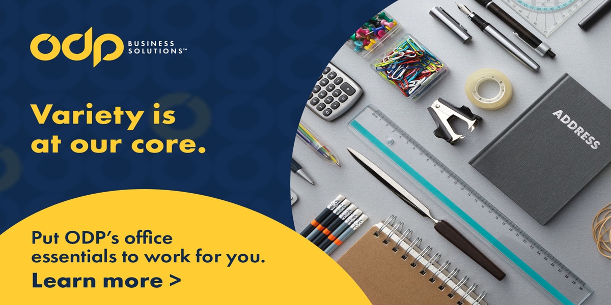 Stock up and save with ODP Business Solutions Member Savings! Members can get $25 off qualifying $200+ purchases with code 41541696. Valid now through March 31st.