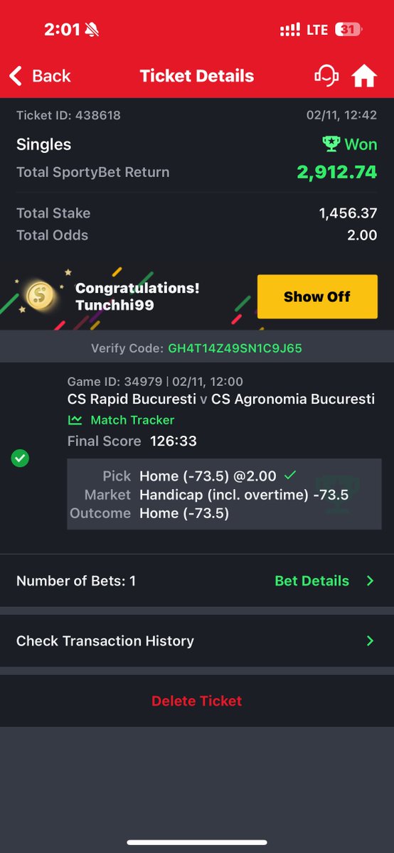 Back2Back Winnings in the channel 
Don’t be left out guys 🤗 - Let’s Gooo 🚀
👇👇👇
t.me/Tun_chi_99