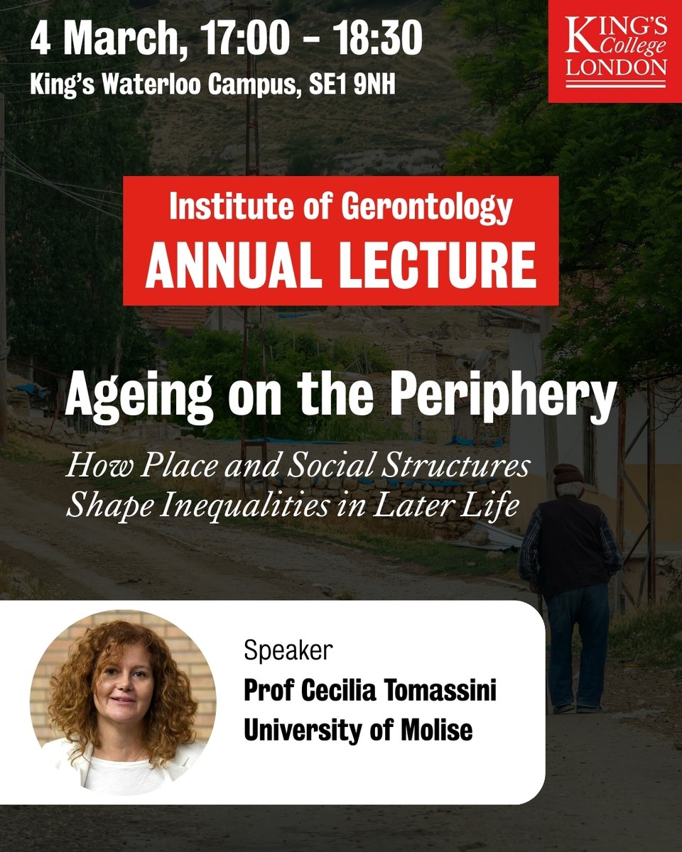 King's Global Health & Social Medicine (GHSM) tweet media