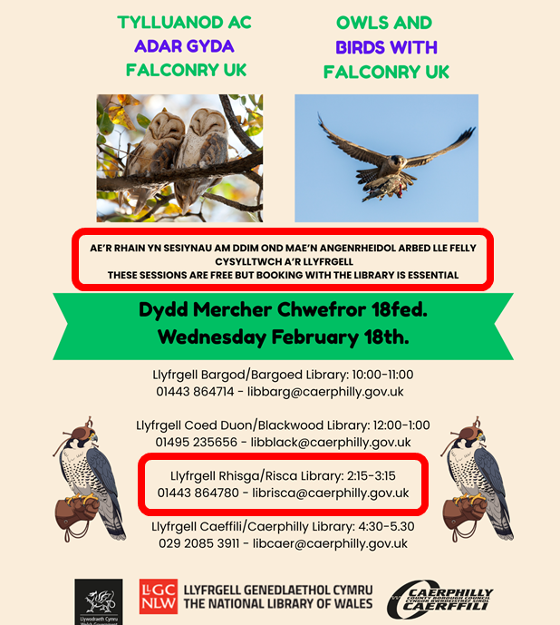 Llyfrgell Rhisga 📚 Risca Library tweet media