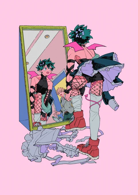 勝デ なんだかわかんない絵 イラスト本にだけ載せてたやつ