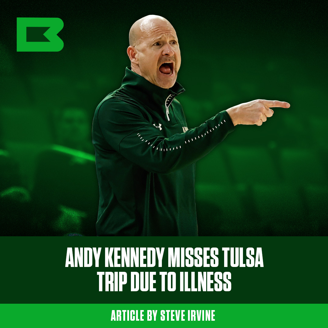 Andy Kennedy will miss UAB's road matchup against Tulsa due to illness. Ryan Cross will serve as the acting head coach tonight against Tulsa. Read the latest from Steve Irvine at the Banner: bit.ly/3ObLXsW