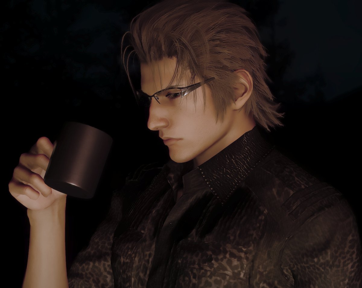 ChilledFoodTin's tweet photo. Looks like he just remembered how much is still left on his to-do list #FFXV #IgnisScientia #イグニス #HBDIgnis https://t.co/9HqixUSgy9