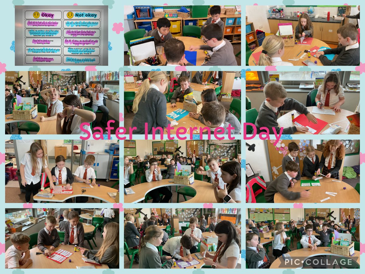 Our children have been taught important lessons on the positives and negatives of AI for @safeinternetday
Please talk to your child about this.