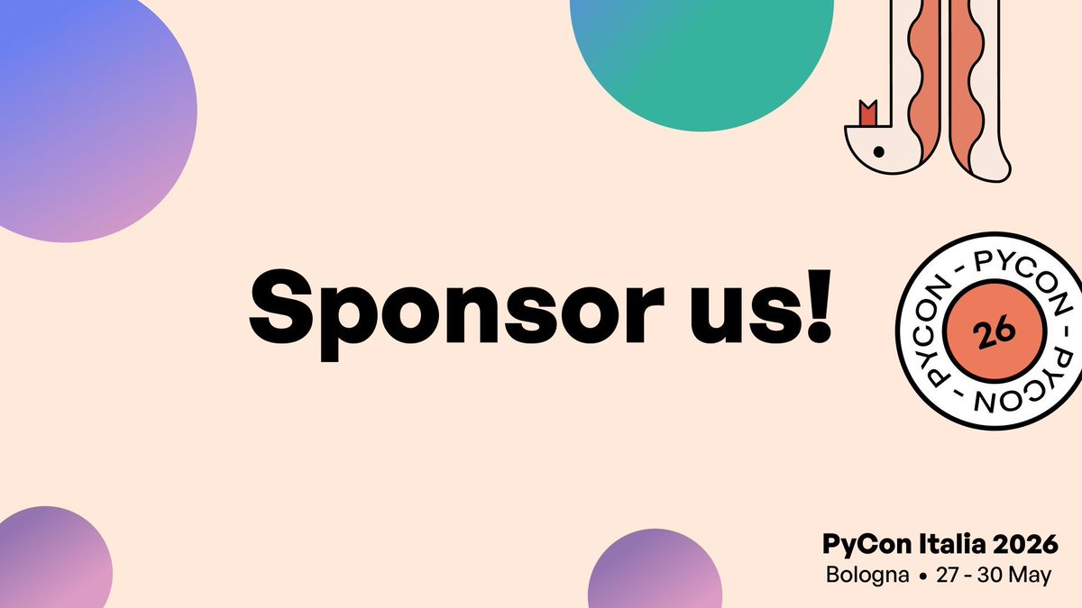 PyCon Italia tweet media