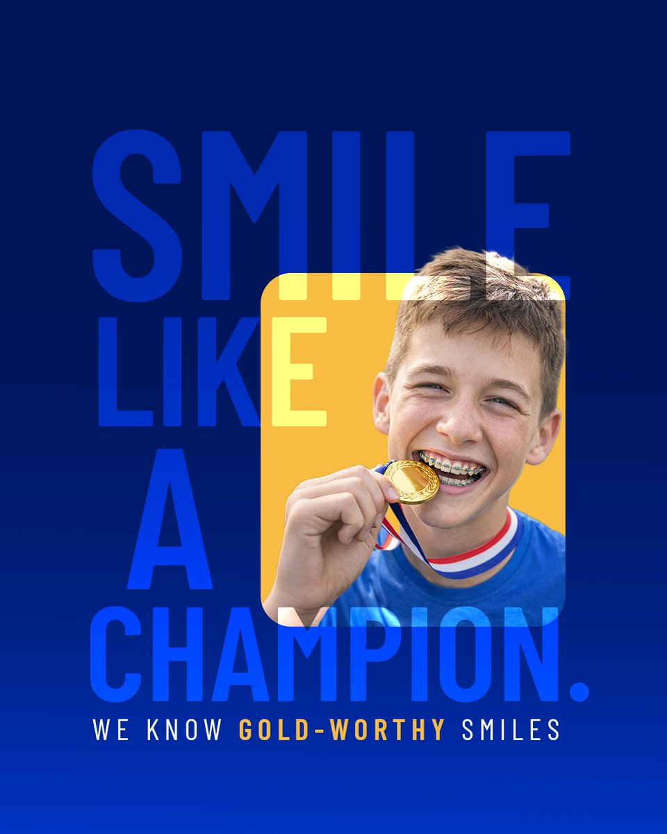 BaxterBraces's tweet photo. We know gold-worthy smiles! 🥇 https://t.co/GV1huHuAez