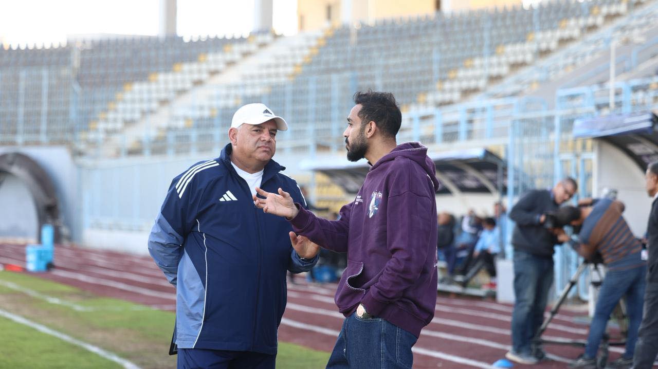 محمود كهربا يظهر قبل لقاء إنبي وبيراميدز، علمًا أنه خارج قائمة فريقه لعدم الجاهزية 