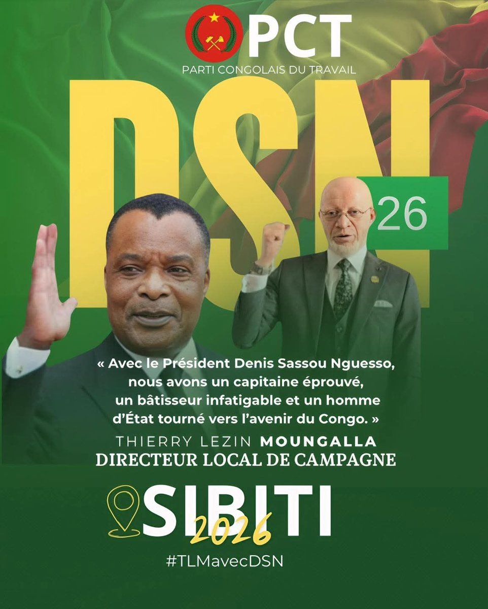 HelianeKambum's tweet photo. Son Excellence @ThMoungalla : « avec le Président Denis Sassou Nguesso, nous avons un capitaine éprouvé, un bâtisseur infatigable et un homme d'État tourné vers l'avenir du Congo ». 

Thierry Lezin Moungalla, le meilleur élève du candidat Président Denis Sassous Nguesso 

#CongoBrazzaville
#Presidentielle
#SassouPresident