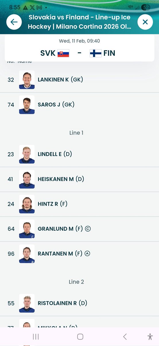 Our <a href="/DallasStars/">Dallas Stars</a>  are the top line playing together. And previous star Granny.  Let's Go Boys #Finland #FinishMafia