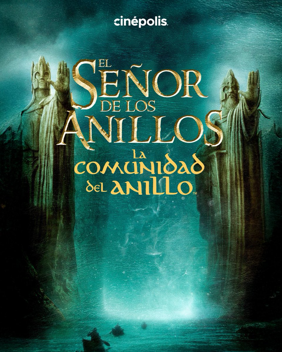 Cinepoliscl's tweet photo. 🧙‍♂️✨ Un Anillo para gobernarlos a todos… y una sala para volver a vivirlo.

La trilogía de El Señor de los Anillos regresa a Cinépolis y la aventura comienza otra vez, como dicta la historia y los libros que marcaron generaciones 📖💍

🎬🍿Estreno el 19 de marzo en sus versiones extendidas por primera vez en su historia 🔥

#TrilogíaElSeñorDeLosAnillos #PreventaCinépolis #CinépolisChile