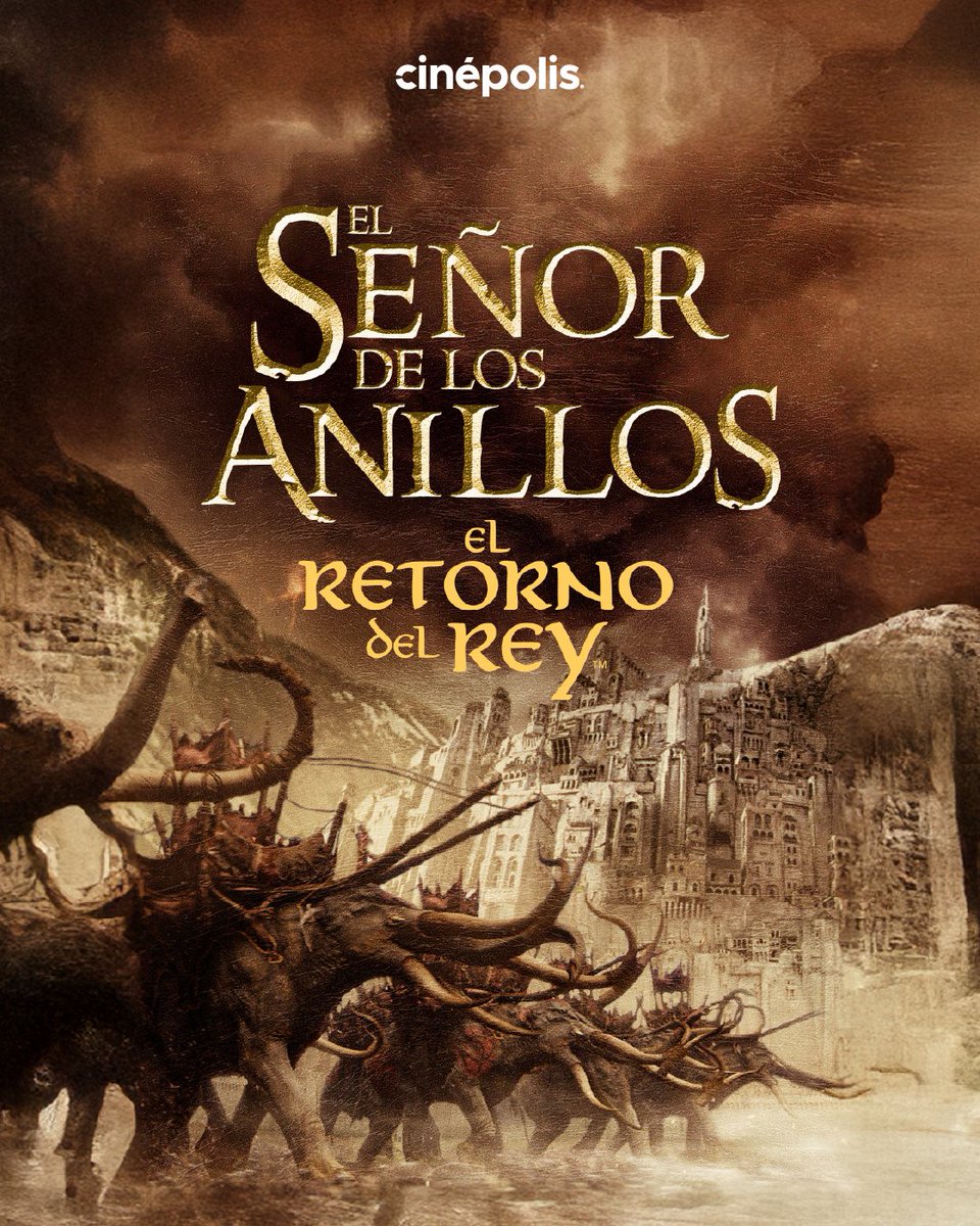 🧙‍♂️✨ Un Anillo para gobernarlos a todos… y una sala para volver a vivirlo.

La trilogía de El Señor de los Anillos regresa a Cinépolis y la aventura comienza otra vez, como dicta la historia y los libros que marcaron generaciones 📖💍

🎬🍿Estreno el 19 de marzo en sus versiones