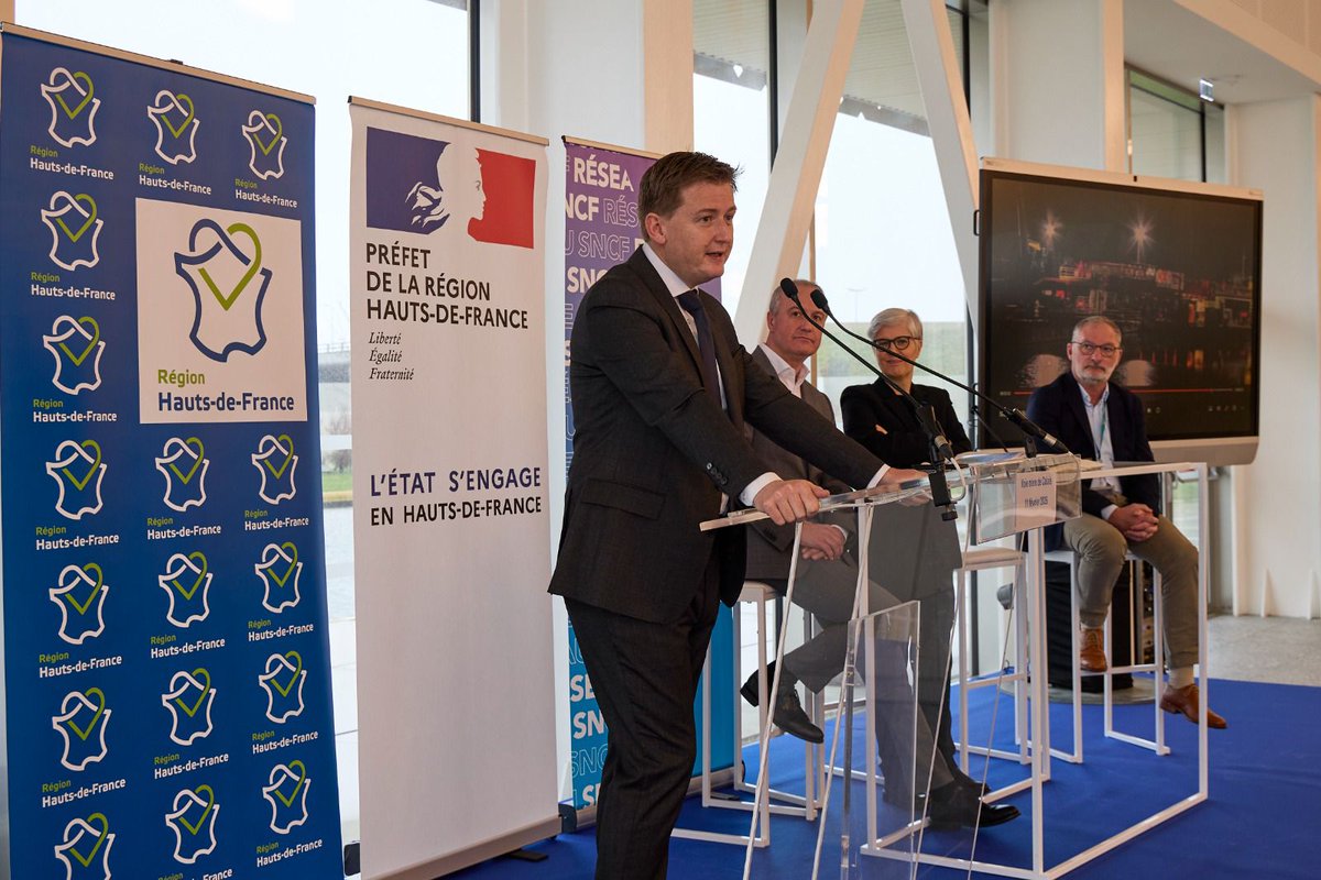 Image de Préfet Pas-de-Calais - #SurLeTerrain
Inaugurer la phase 1 des travaux de la voie fret entre le port de Calais et la gare d