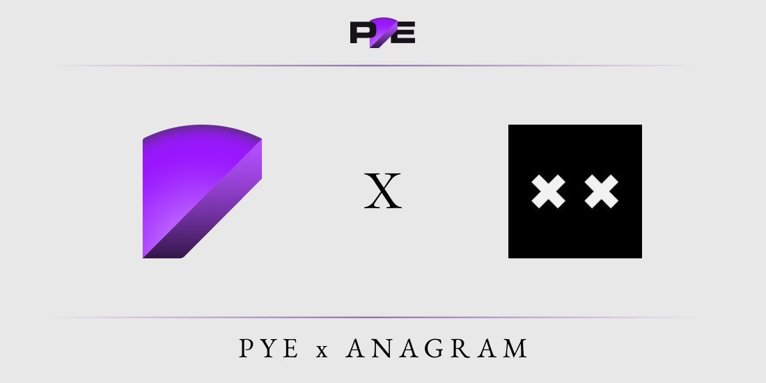 pyefinance's tweet photo. Excited to announce our partnership @anagramxyz!

As one of Solana’s largest validator operators and investors in Pye, we're  deepening our relationship by exploring DeFi pilots and beta testing new  primitives.

Anagram will be listed on Pye and available to stake at launch. https://t.co/6qC467vpLO