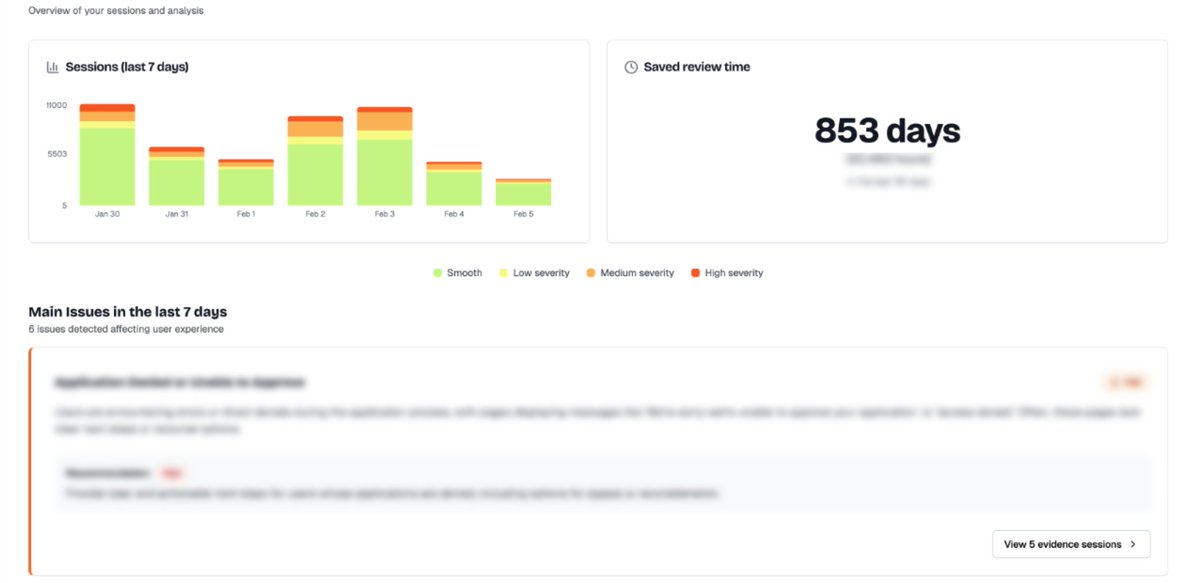 Better analytics is not more data.

It is clearer signals of silent failure.

We are developing a new dashboard for all our products!