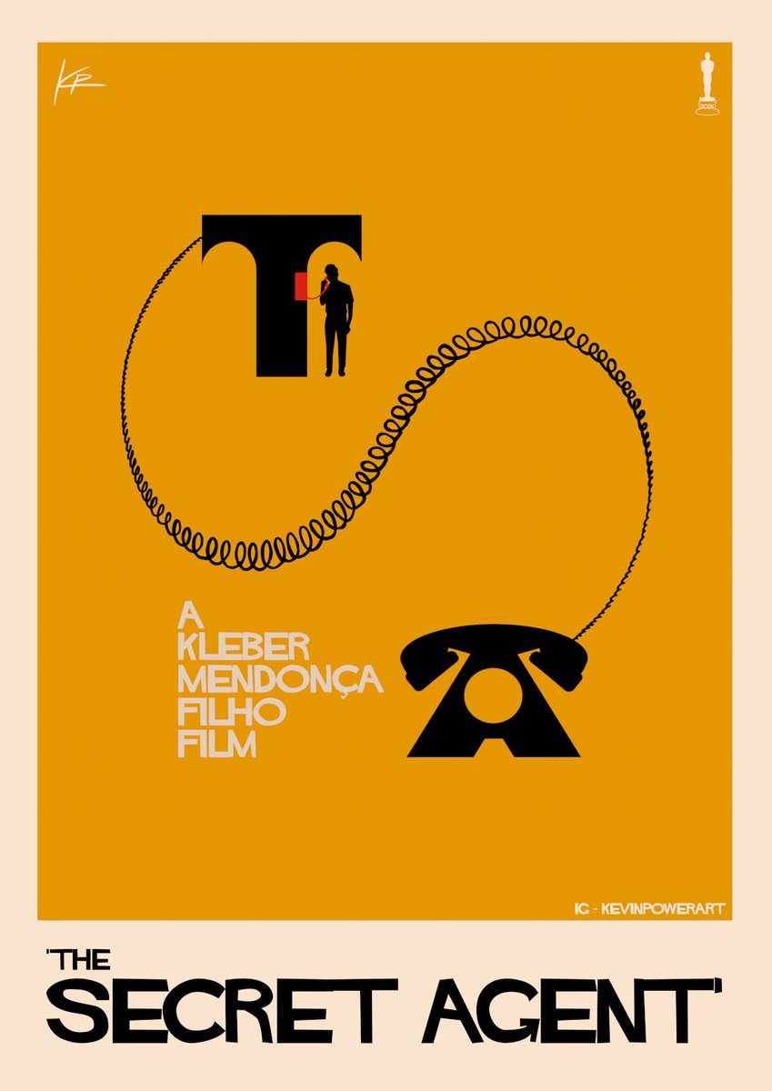 kevinpowr's tweet photo. The Eighth Poster In My 2026 Best Picture Oscar Series is...

The Secret Agent (2025)
Dir. Kleber Mendonça Filho
Feat. Wagner Moura, Carlos Francisco, Tânia Maria, Robério Diógenes, Alice Carvalho, Udo Kier https://t.co/D3xQ1PlXJr