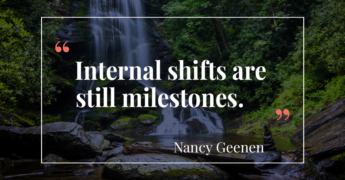 #NancyTalks: progress
 
Not all progress is visible. Some of the most meaningful growth happens quietly – through better decisions, a shift in perspective or a clearer boundary. If something changes internally, it still counts as progress.