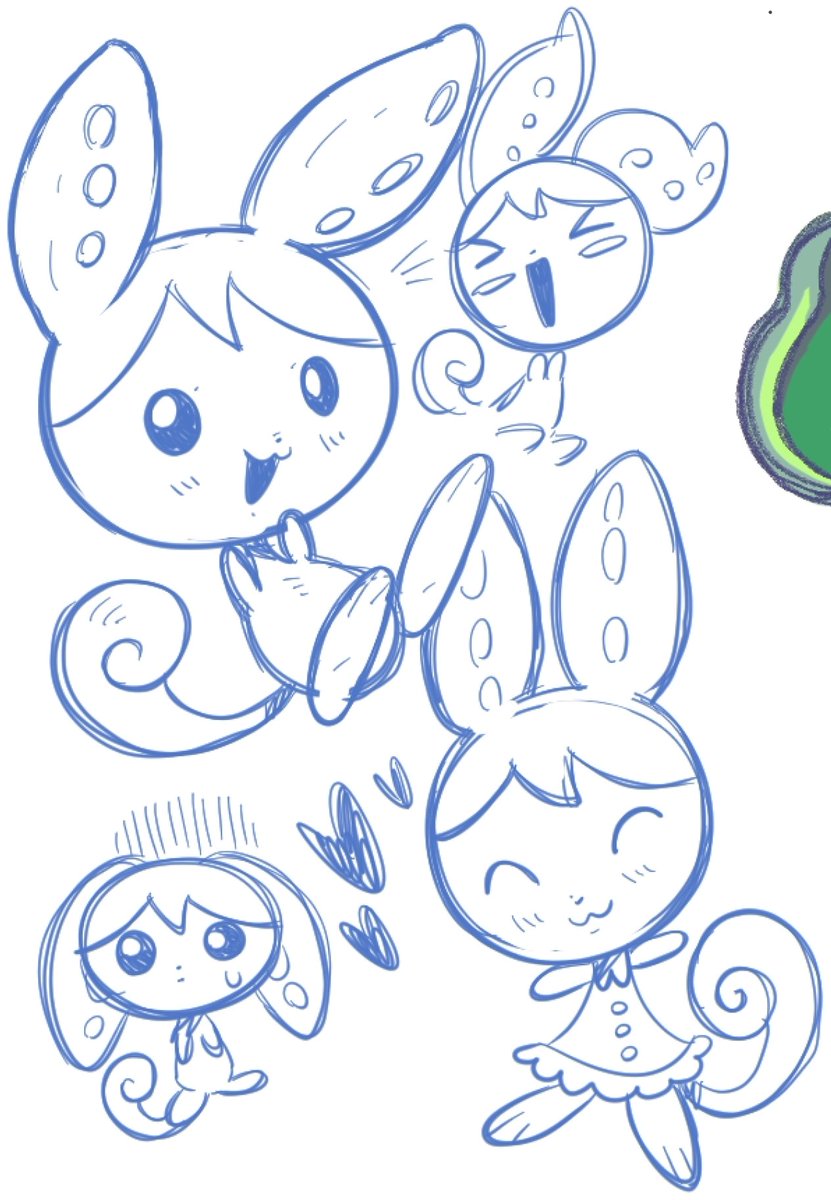 Zundamon Doodles #zundamon #ずんだもん