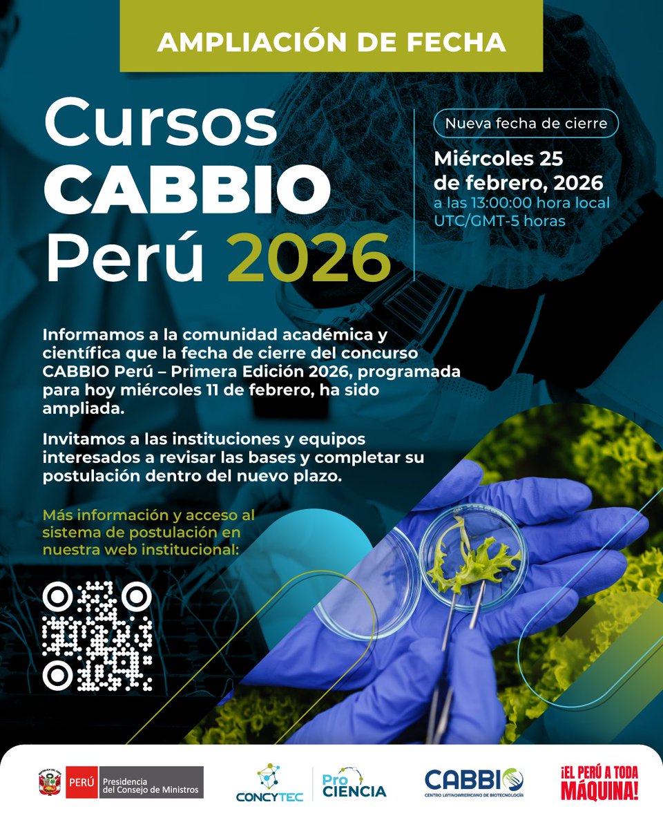 Prociencia Perú tweet media