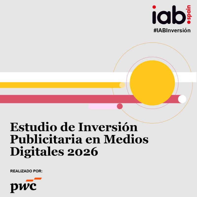 IAB_Spain's tweet photo. 📊 Estudio de Inversión Publicitaria en Medios Digitales 2026

 ¿Por qué no deberías perdértelo?
📅 25 de febrero | 10:00 h

 Junto a @PwC_Spain, presentamos uno de los estudios clave del sector. Toma nota 👇 https://t.co/jdtATflVBR