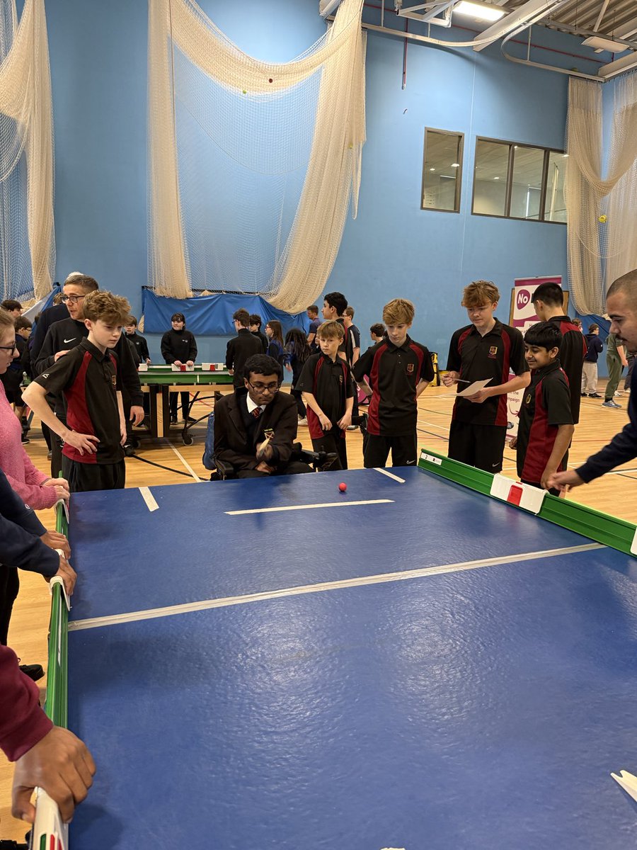 hertslieutenant's tweet photo. Enjoying the ⁦@LordsTaverners⁩ table cricket competition at ⁦@BeaumontSchool1⁩. Great to see 5 schools really engaged in the matches. https://t.co/OKnM7gyEKg