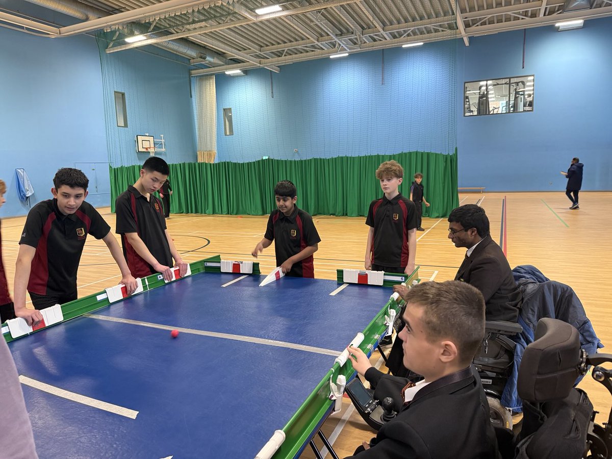 hertslieutenant's tweet photo. Enjoying the ⁦@LordsTaverners⁩ table cricket competition at ⁦@BeaumontSchool1⁩. Great to see 5 schools really engaged in the matches. https://t.co/OKnM7gyEKg