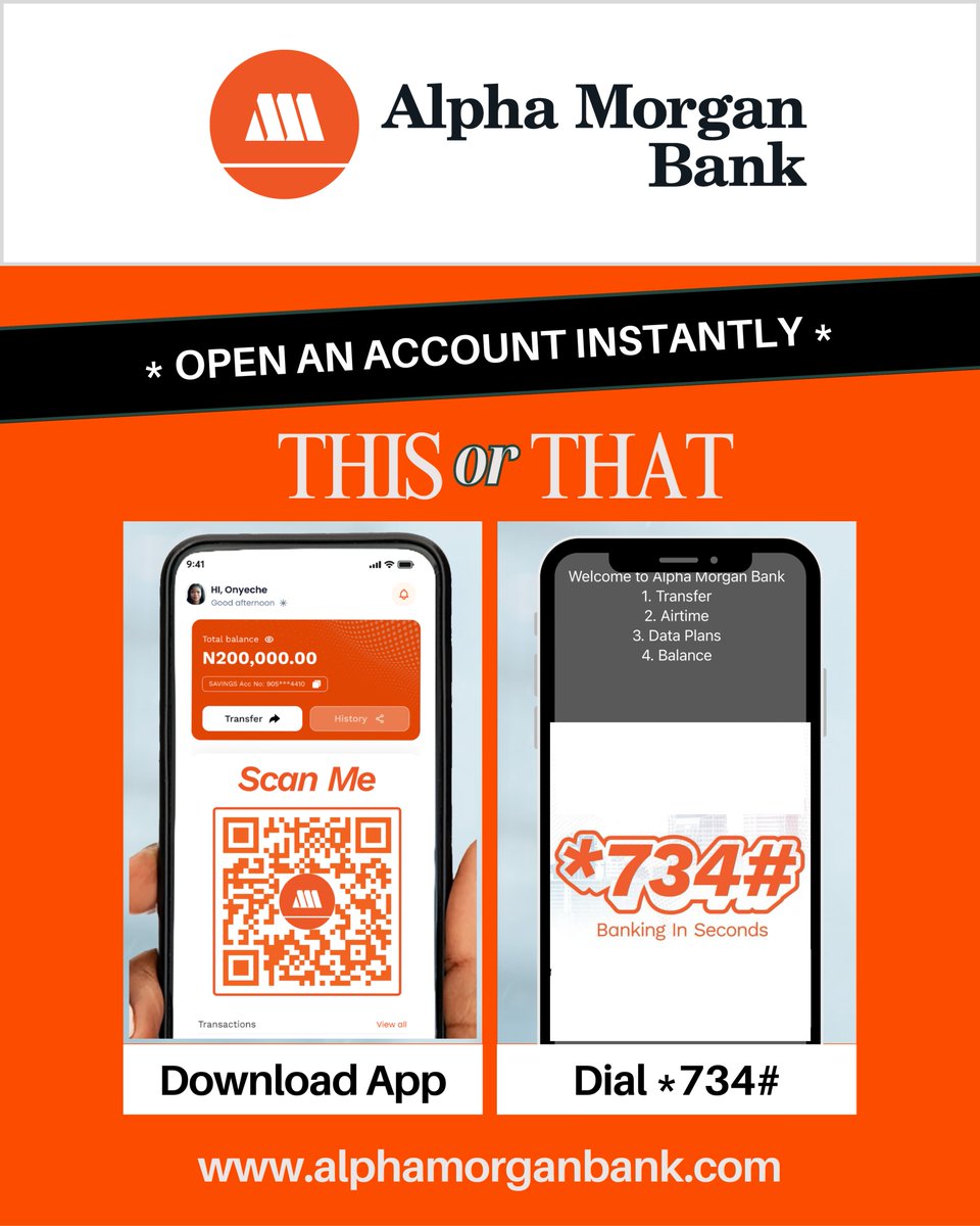 Alpha Morgan Bank tweet media