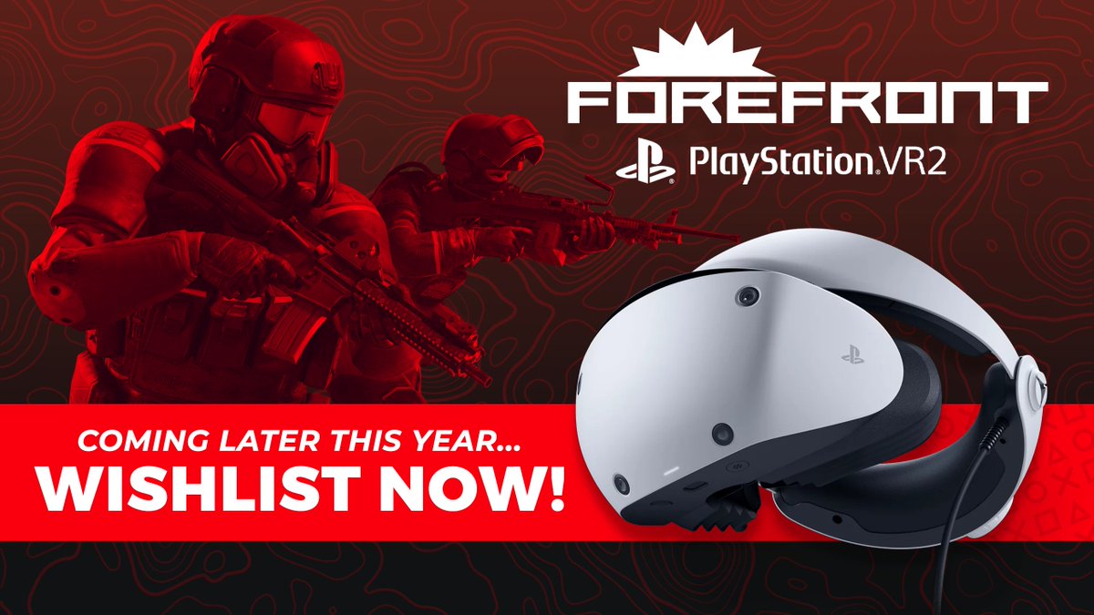 🚨 Attention PS VR2 Players! This is not a drill. 🚨 

Forefront is officially coming to PlayStation VR2! No release date just yet, but you can WISHLIST NOW! 🔥
⏩ store.playstation.com/concept/100180…