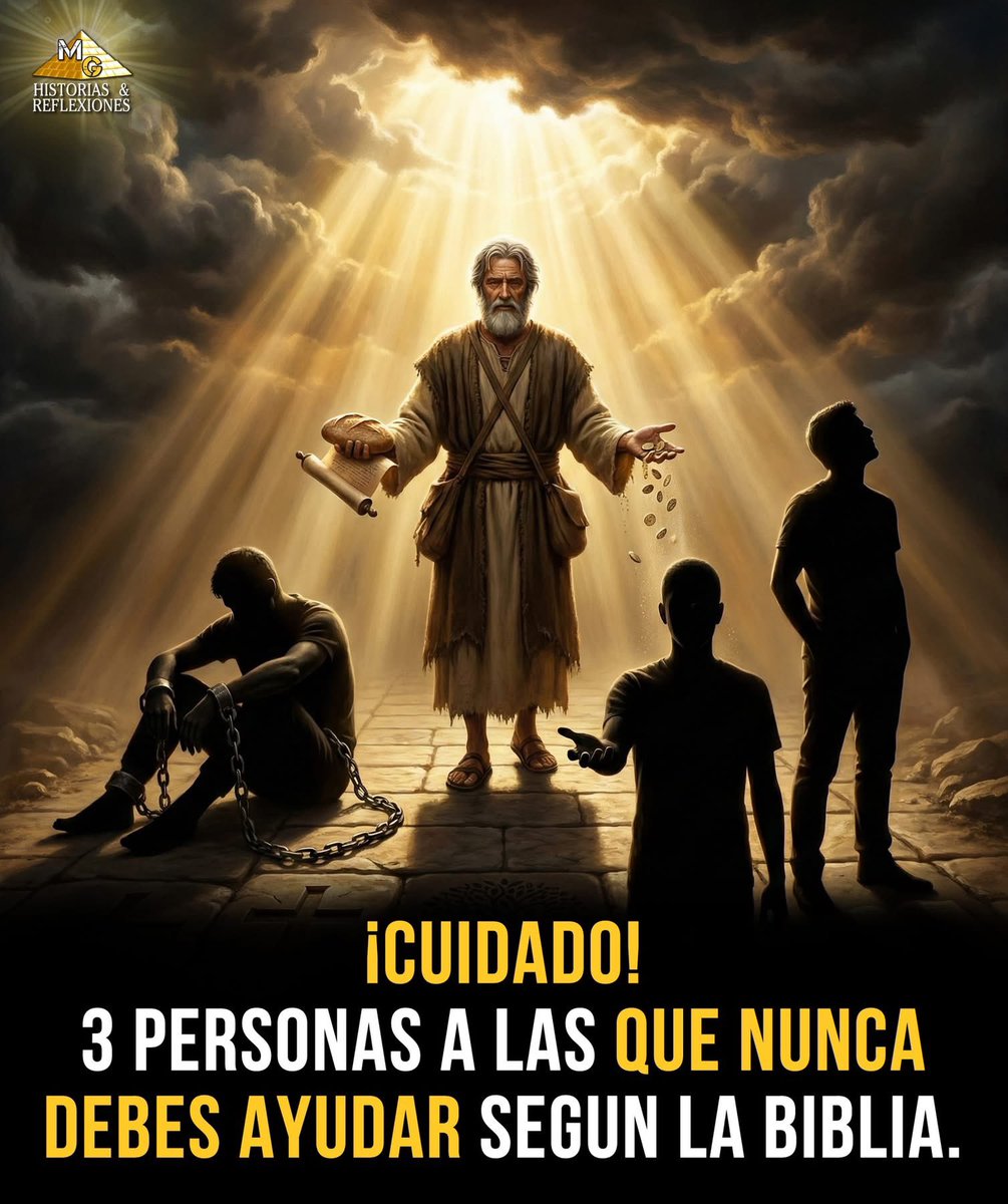 musicandsoularg's tweet image. CUANDO AYUDAR NO ES AMOR 

No todas las personas deben ser ayudadas.
Y esto no lo veas como castigo…
sino porque, al hacerlo, terminas pagando tú el precio.

Hay ayudas que no sanan.
✨Solo prolongan el problema.

🔹 1. El perezoso
“El que no quiere trabajar, que no coma.”…