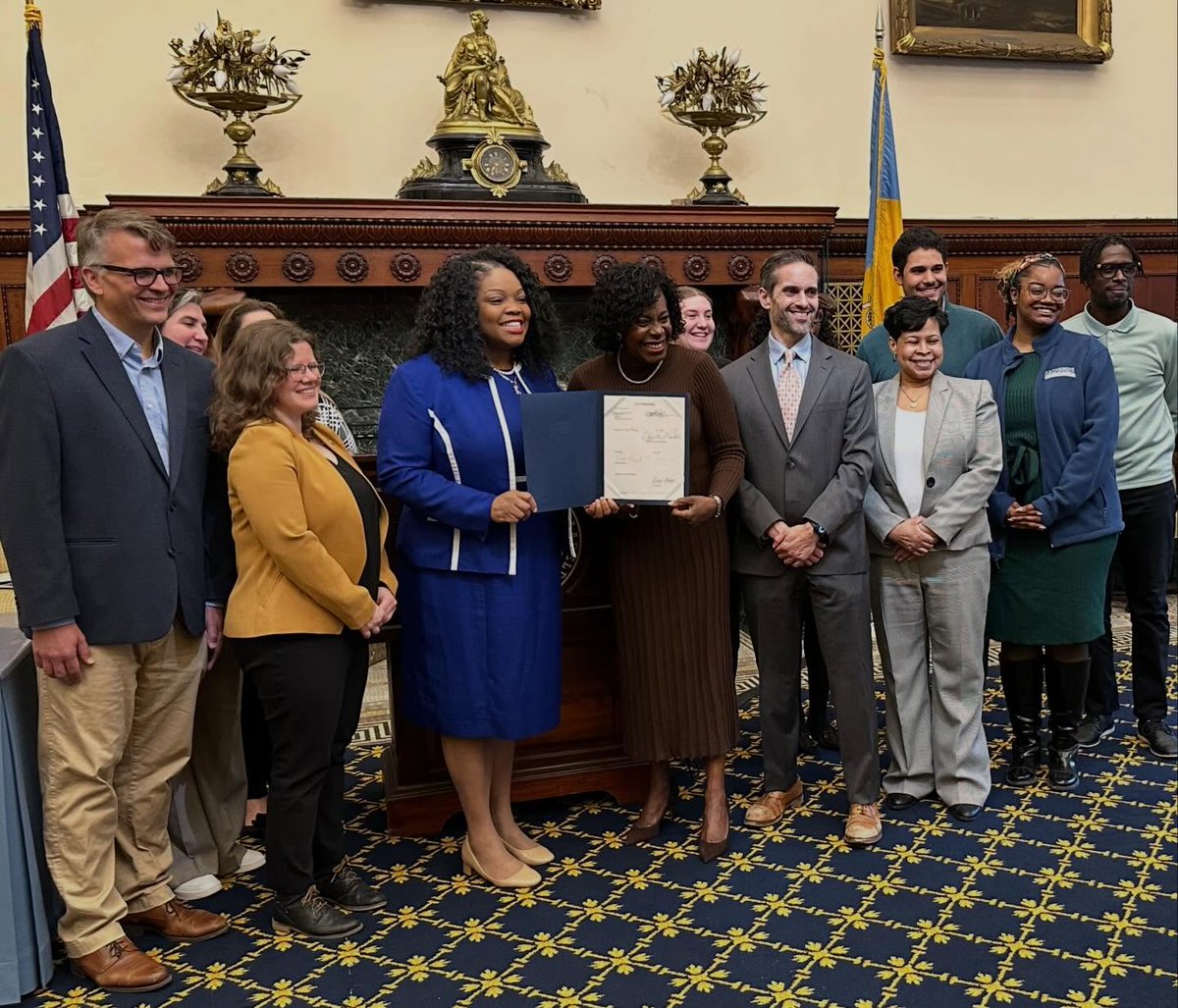 Records_DeptPHL's tweet photo. Philly now allows deed fraud victims to recover local realty transfer tax paid by criminals who stole their homes. Under the old law, only fraudsters could request refunds. That inequity is now corrected. We stand with victims, not fraudsters. https://t.co/yYw1Ge7Ywq