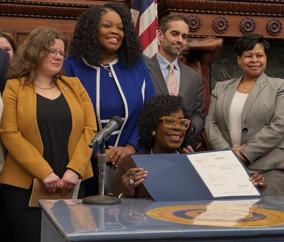 Records_DeptPHL's tweet photo. Philly now allows deed fraud victims to recover local realty transfer tax paid by criminals who stole their homes. Under the old law, only fraudsters could request refunds. That inequity is now corrected. We stand with victims, not fraudsters. https://t.co/yYw1Ge7Ywq