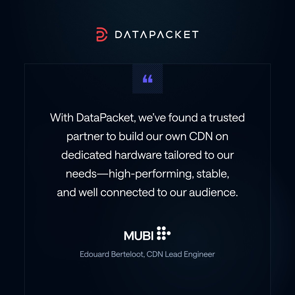 DataPacket.com tweet media