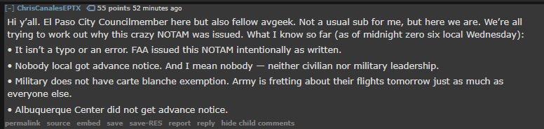 SuperRadisaurus's tweet photo. @RealMartyT7 Why 10 day if was a cartel drone? And then the complete cancel… Was this really just an “oopsie?” And I don’t know what to make of City Councilman Canales saying the city officials and even military leaders were not notified. Seems like military would know if they were there. https://t.co/H9dpLRqvjK