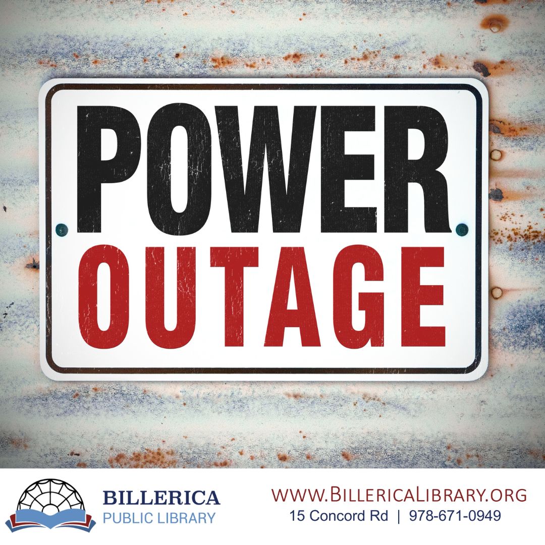 The Library is currently closed due to a widespread power outage in the area. Stay tuned for updates.