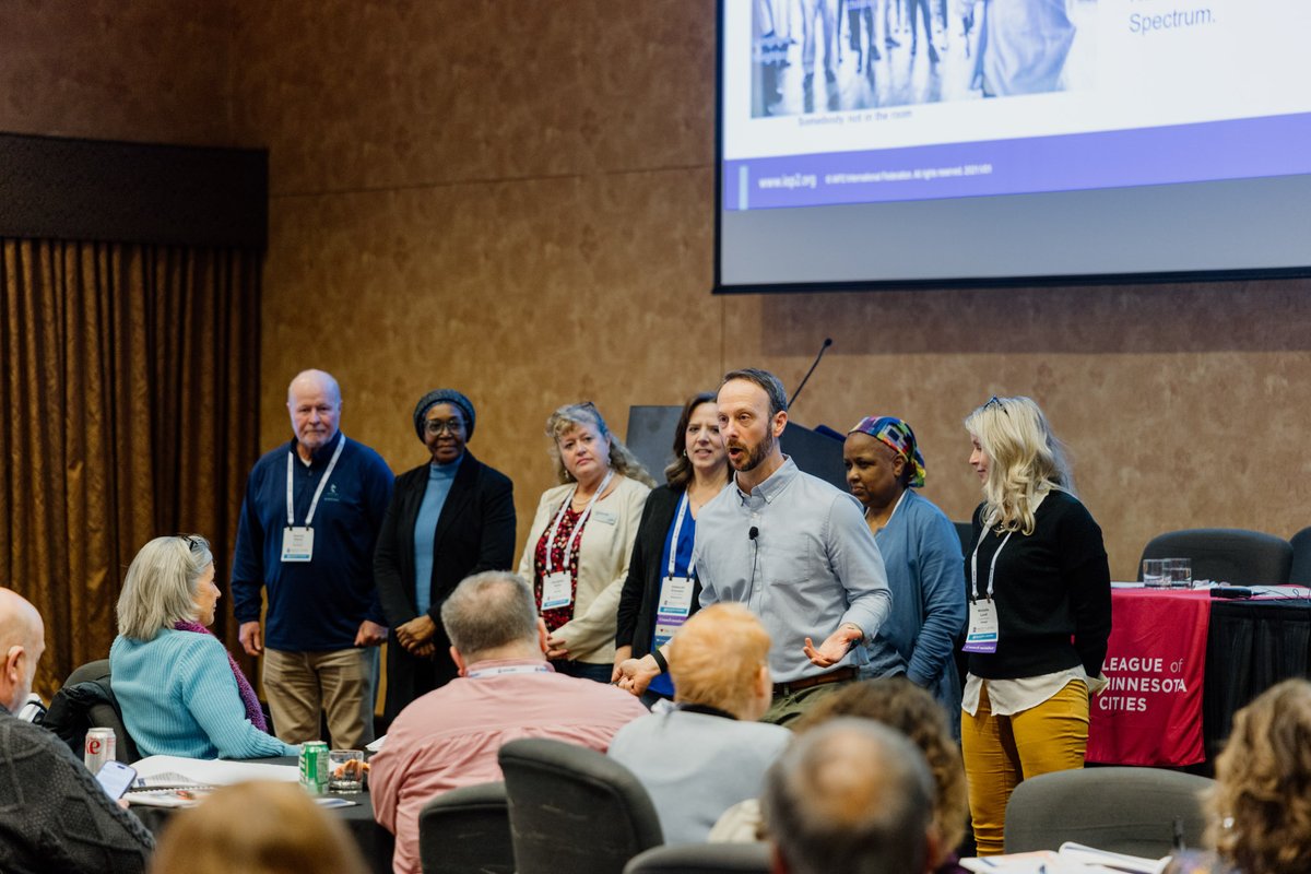 MinnesotaCities's tweet image. 138 elected officials joined us in Plymouth for the 2026 Elected Leaders Institute last week! From first-time officeholders to seasoned leaders, participants came to connect, collaborate, and strengthen their leadership skills. See more pictures: ow.ly/1XA550YcQnV
#MnCities