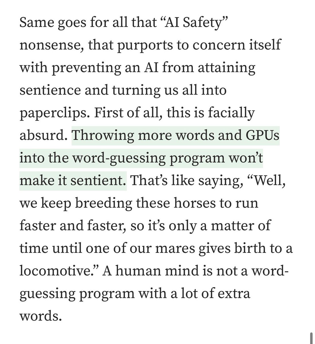 Recommend the entirety of <a href="/doctorow/">Cory Doctorow NONCONSENSUAL BLUE TICK</a>’s speech on reverse centaurs but here is just a glimpse