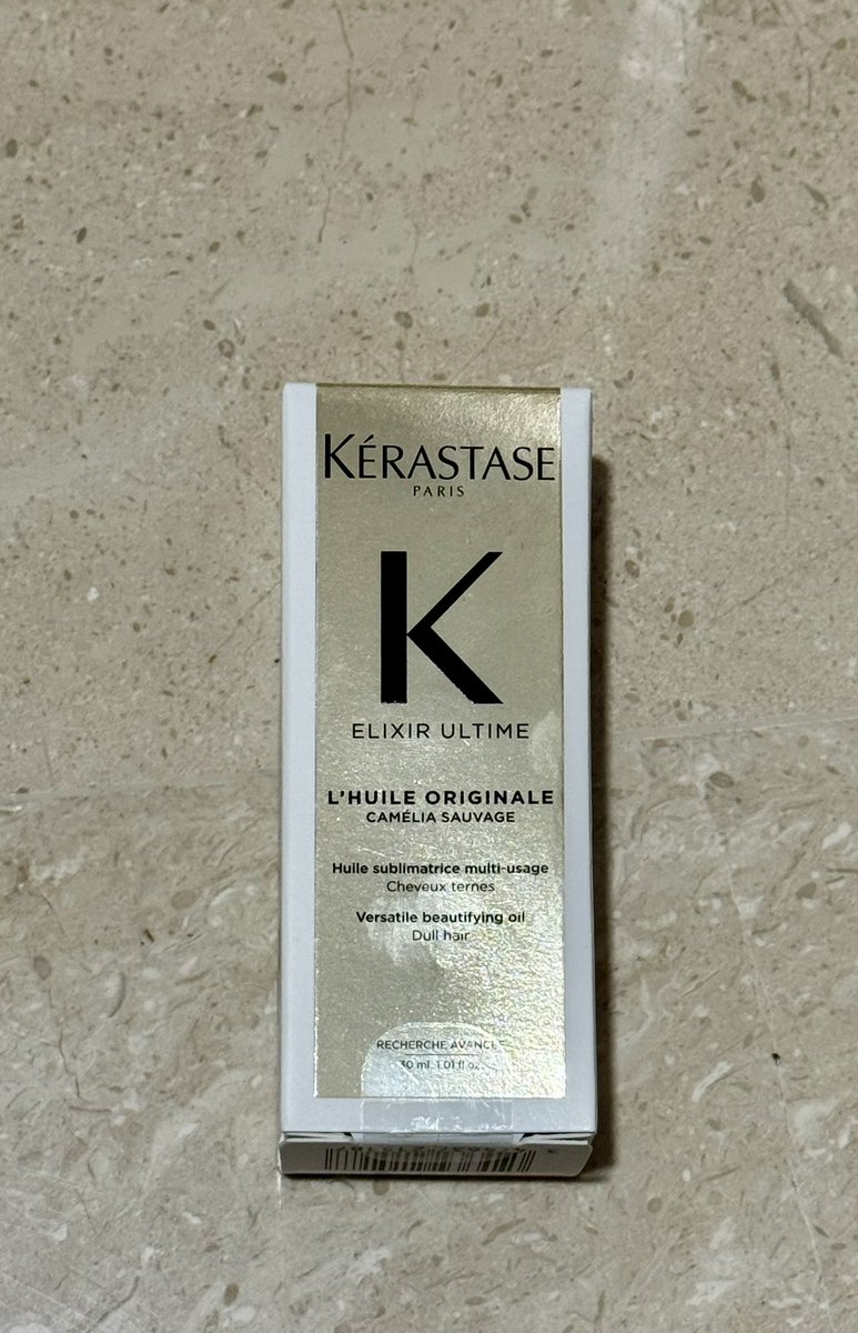 NewPrelovedMdn's tweet photo. wts new kerastase elixir ultime 30ml
price: 280k 
exp: 04/28
preferably dom medan (instant) https://t.co/BIKfpnVlr8