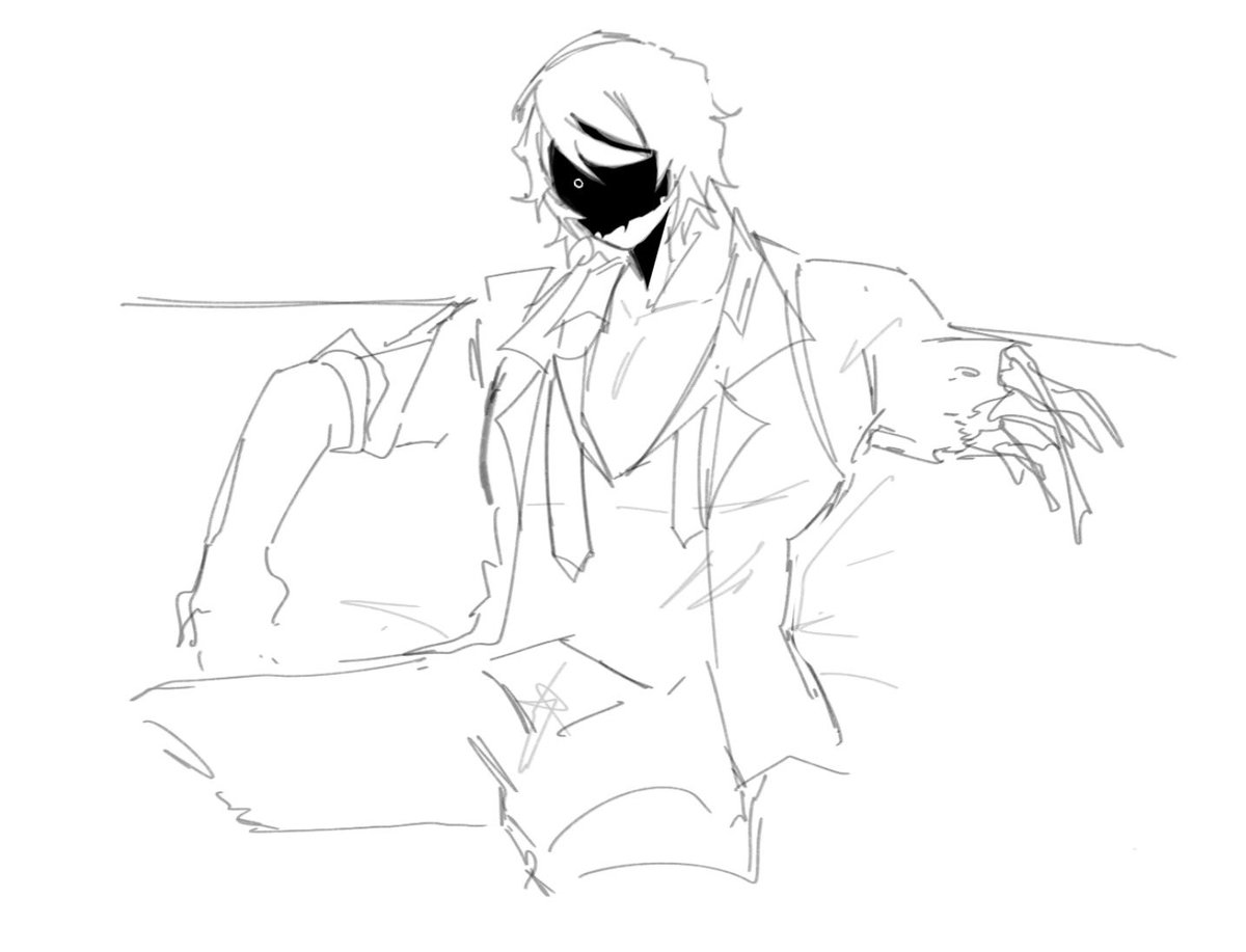 Quick sketch w/ Friends in my Discord 

There’s was
- Dued1 #REOR
- Cashier #GSA4
- Cb (My AU) + Guide (Withered) #FE2

thanks