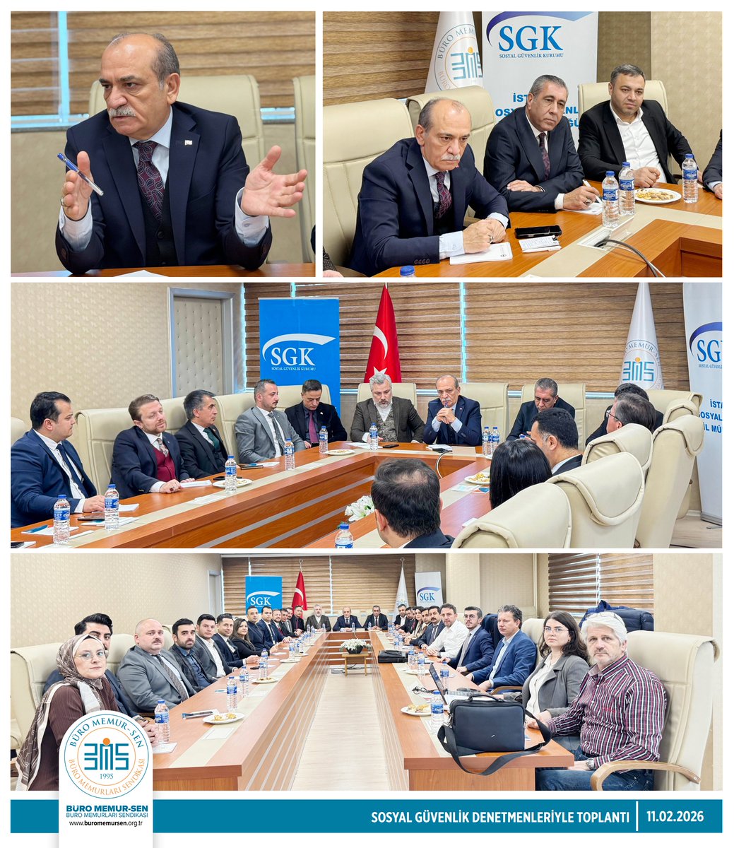 YAZGAN: SOSYAL GÜVENLİK DENETMENLERİMİZİN SORUNLARINI BİLİYOR, ÇÖZÜMÜ İÇİN ÇALIŞIYORUZ

Genel Başkanımız Yusuf Yazgan, Genel Başkan Yardımcılarımız Hüseyin Yüksel ve Zekeriya Köftercioğlu'nun yanı sıra Ankara 1 No'lu Şube Başkanımız Selami Toygar, İstanbul 1 No'lu Şube Başkanımız