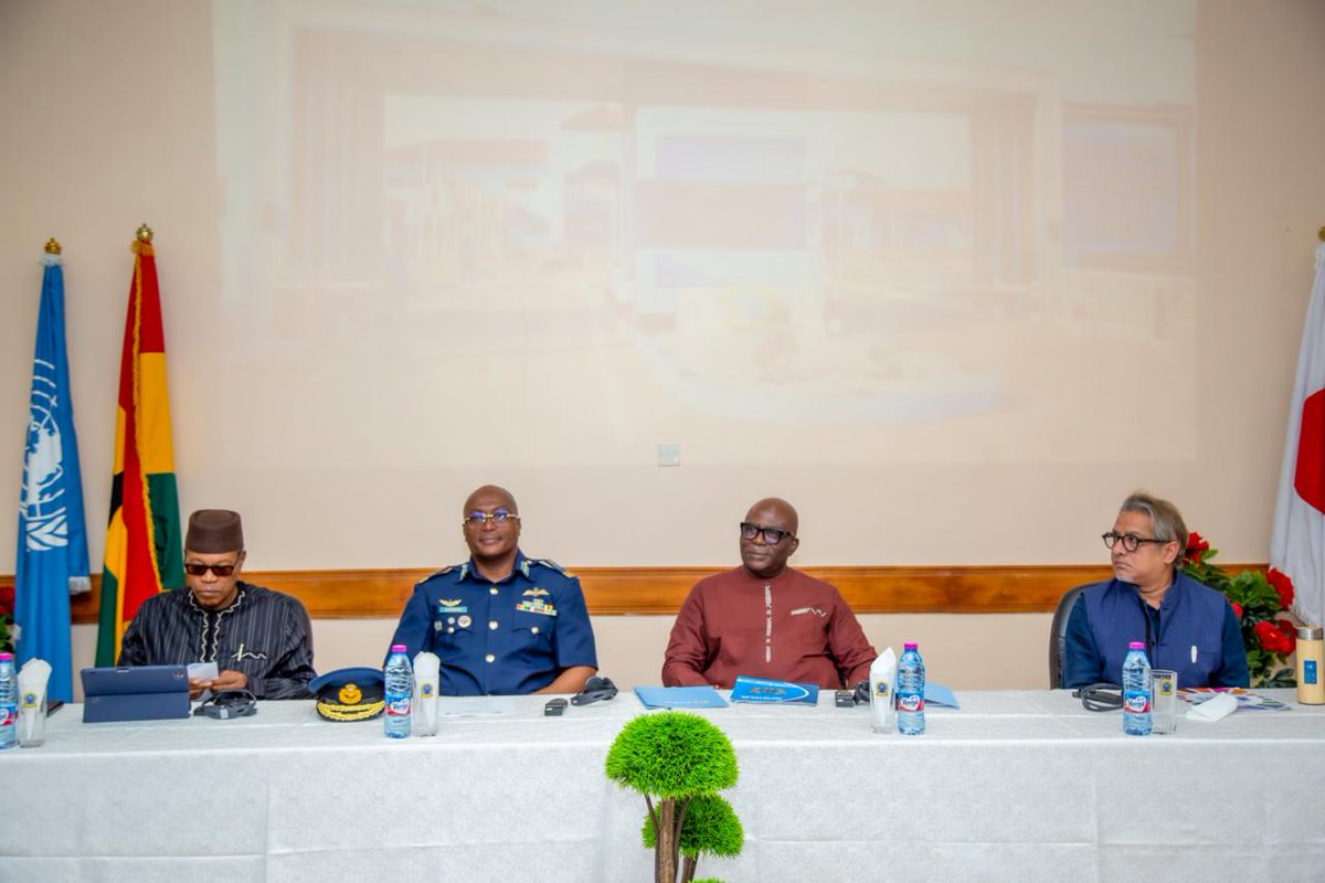 SepcimA's tweet photo. Le SEPCIM-AEM a pris part, du 4 au 5 février 2026 à #Accra, à un atelier régional organisé par le @KAIPTC et le @PNUD sur la gestion des armes et munitions en vue de renforcer la coopération régionale face à la prolifération des #ALPC et prévenir les conflits dans le GoG. https://t.co/cybjapEyZ5