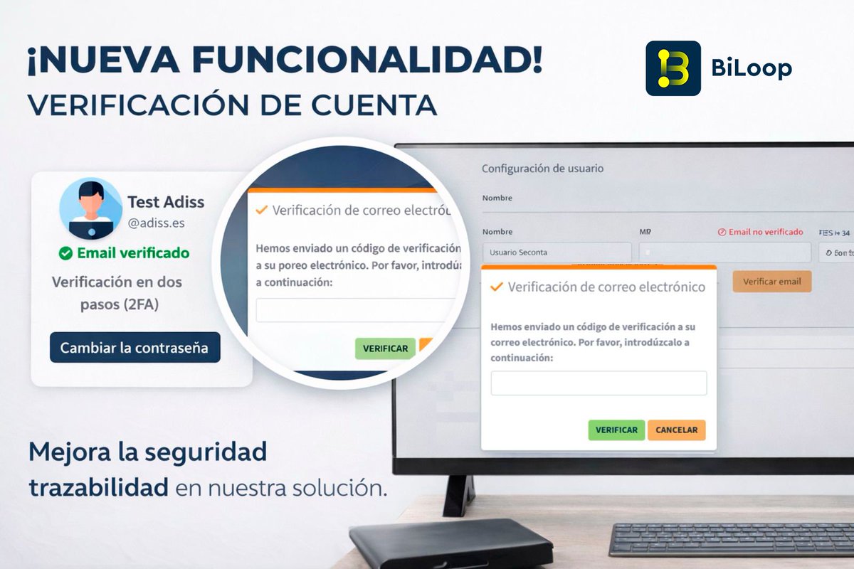 🔐 Más seguridad en la plataforma
Ahora es necesario verificar tu correo electrónico para acceder a algunas funcionalidades (como la integración con SealSign).
📩 Verifícalo desde tu perfil en unos segundos.
👉 ¿Dudas? Te ayudamos.
#Novedades #SeguridadDigital #VerificaciónEmail