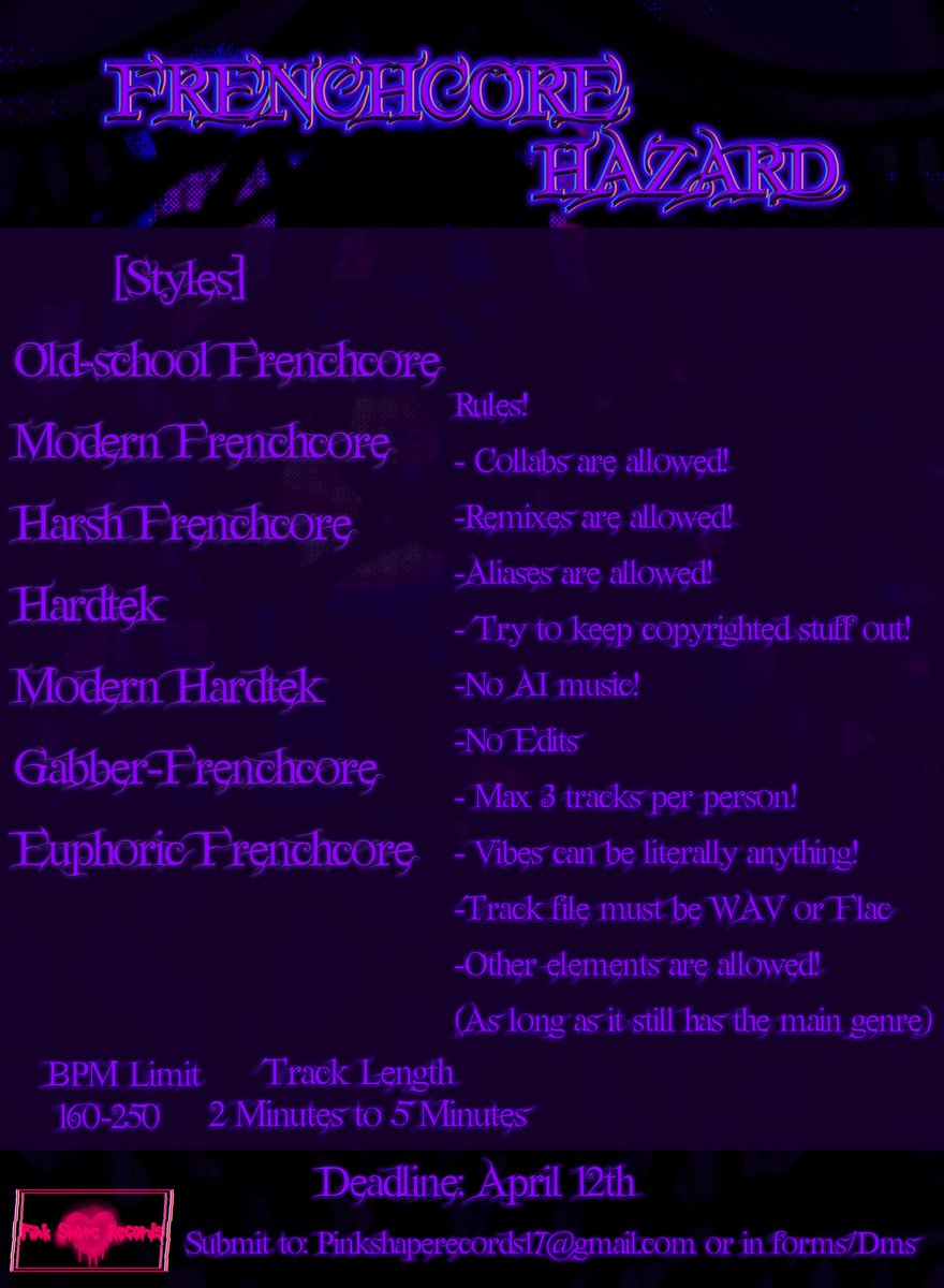 Pink Shape Records tweet media