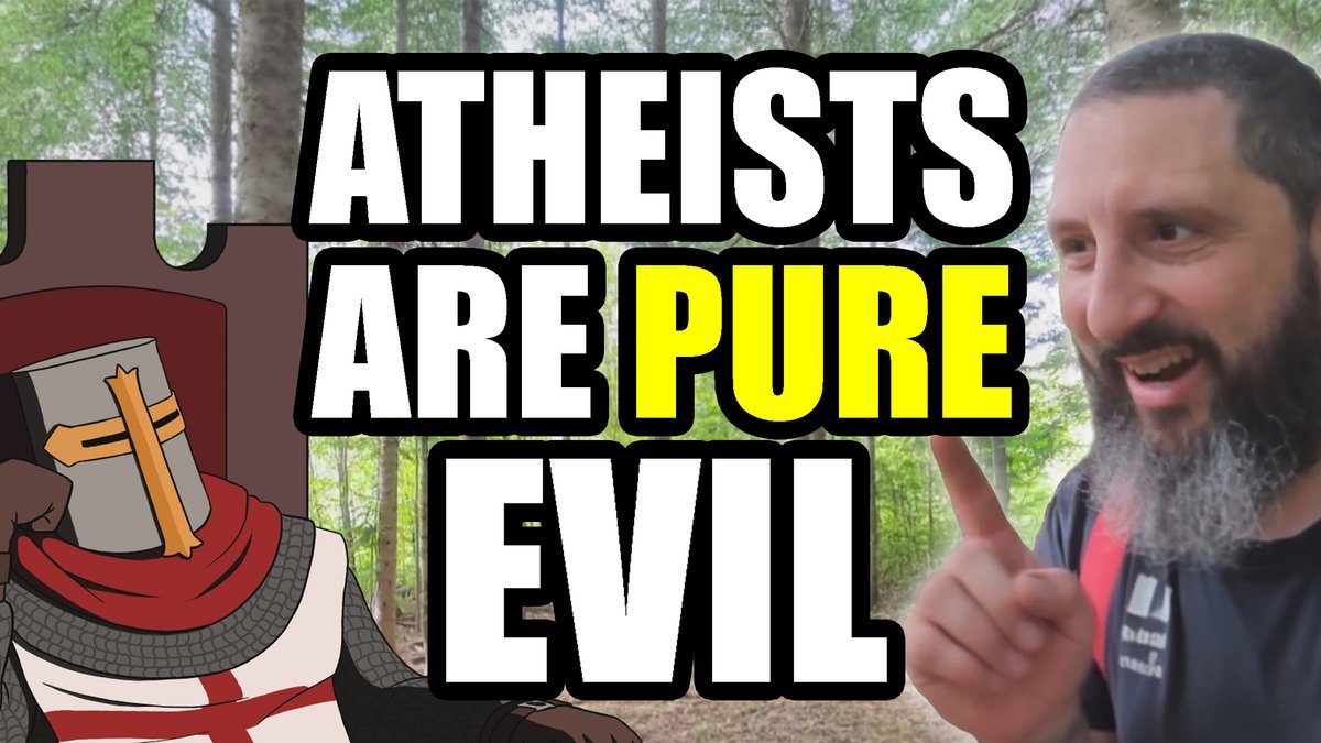 Today we are going to find out just how evil all us atheists are, from a man, who's perfectly happy to call people he doesn't agree with sub human scum, and that's definitely not PAINFULLY ironic or anything like that...

youtu.be/fsp-k6SjDdE