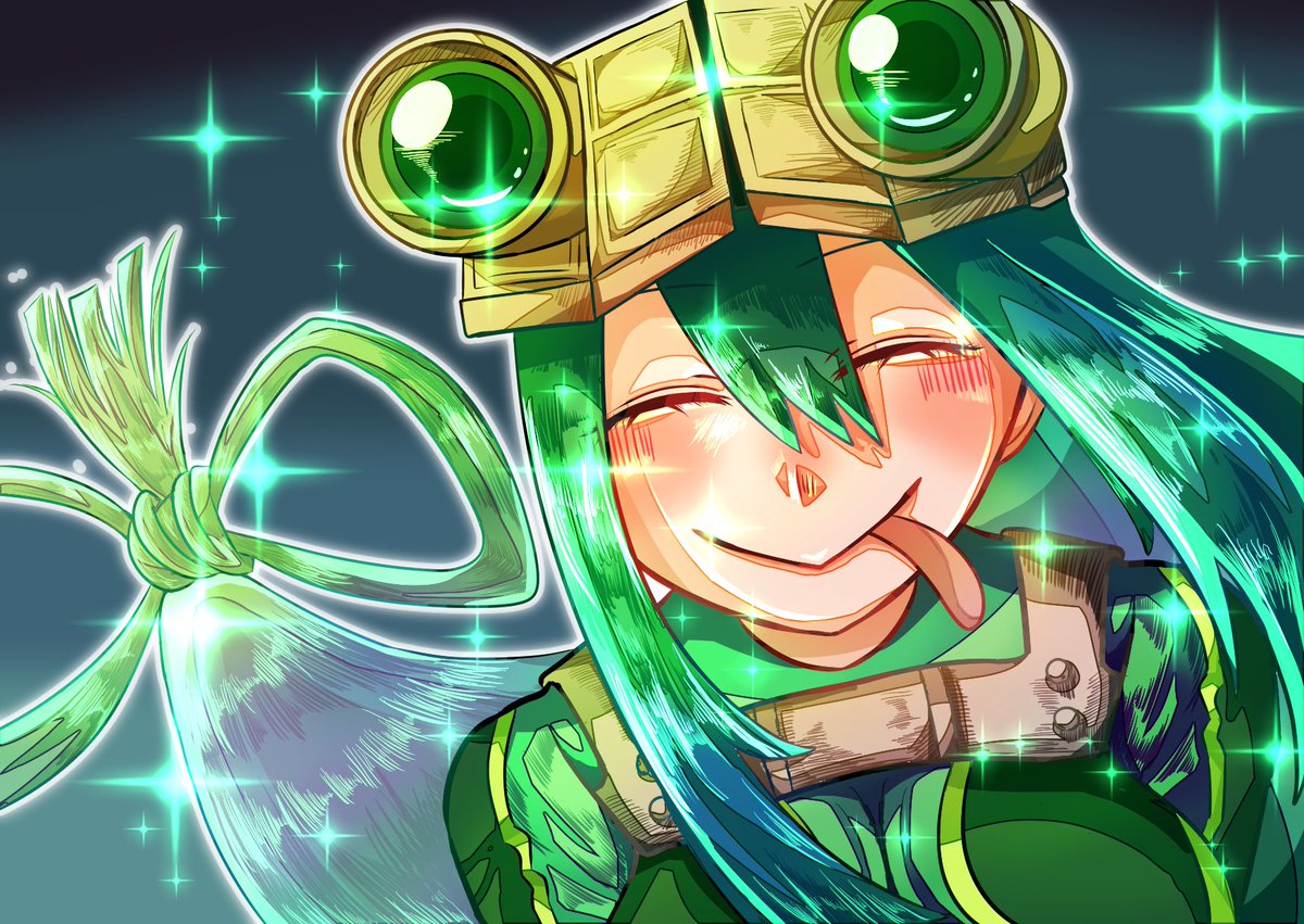 梅雨ちゃん大好きだよ～USJではかっこよくて仮免試験では可愛くてほんとすき🐸

　#蛙吹梅雨生誕祭2026　#ヒロアカ　#僕のヒーローアカデミア　#絵描きさんと繫がりたい