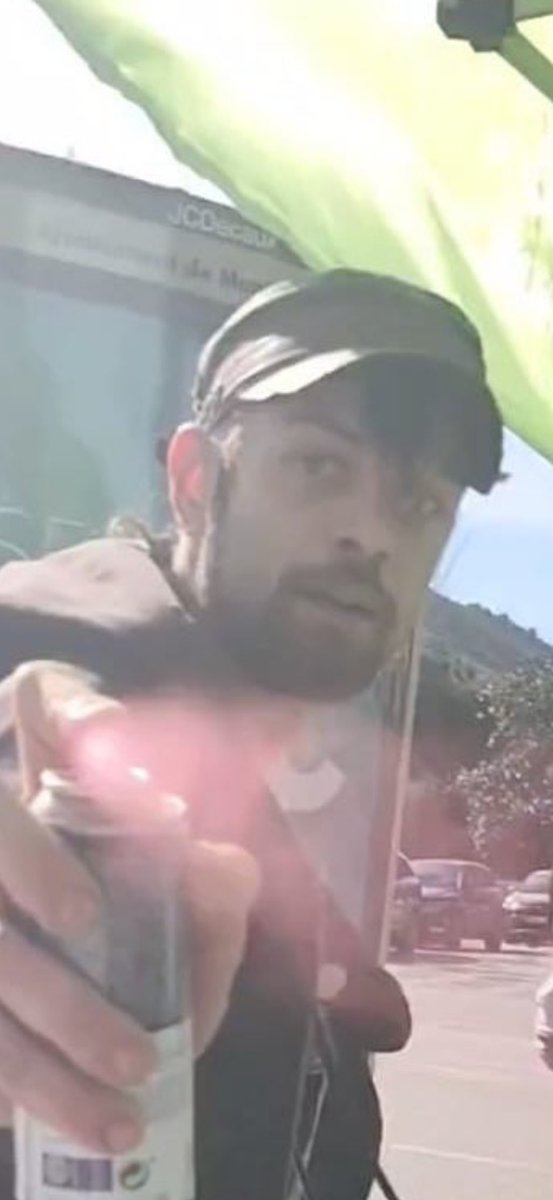 hermanntertsch's tweet image. Este es el agresor a
la carpa de VOX en Barcelona.