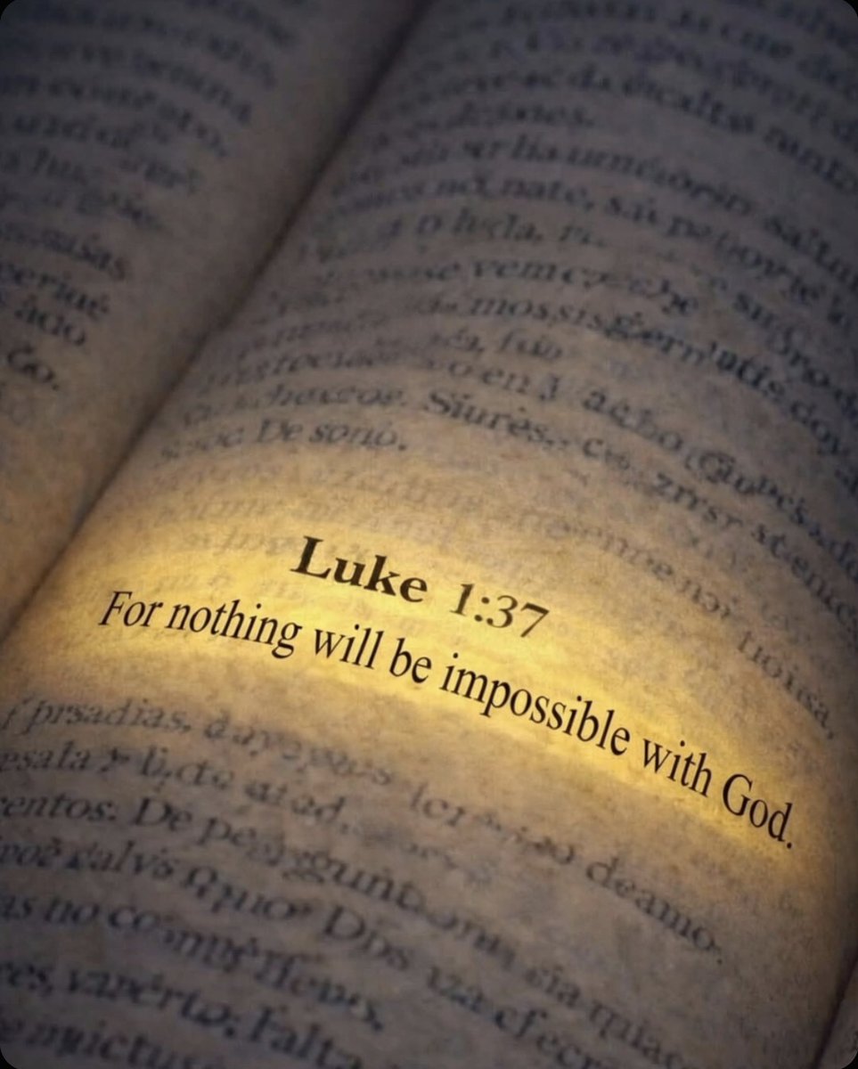 Richard_gh1's tweet image. Luke 1:37