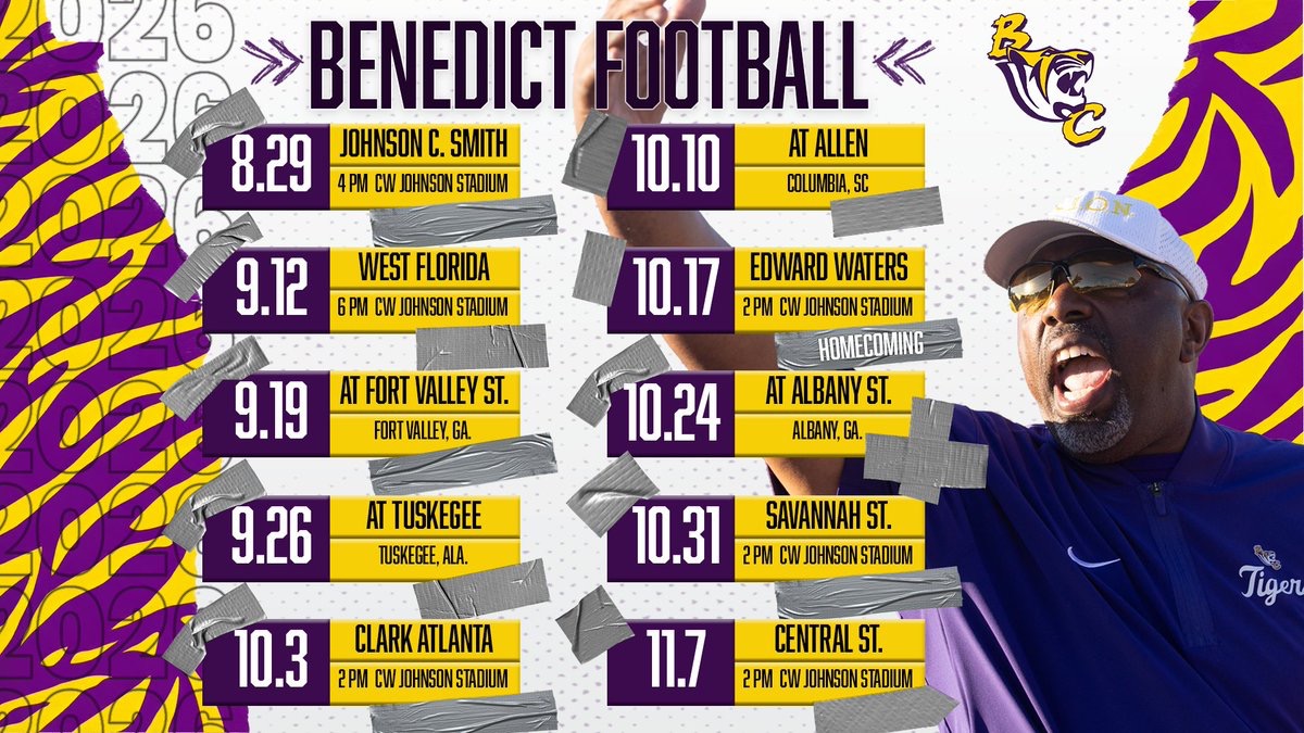 Benedict College Football tweet media