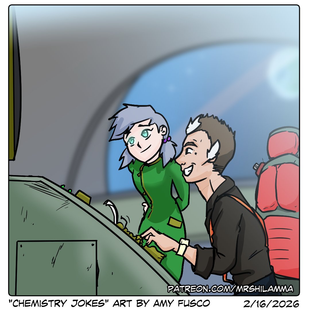 KappaKafeStudio's tweet photo. "Chemistry Jokes" #SpaceDadJokes 7 https://t.co/2YX4hE00Gz
