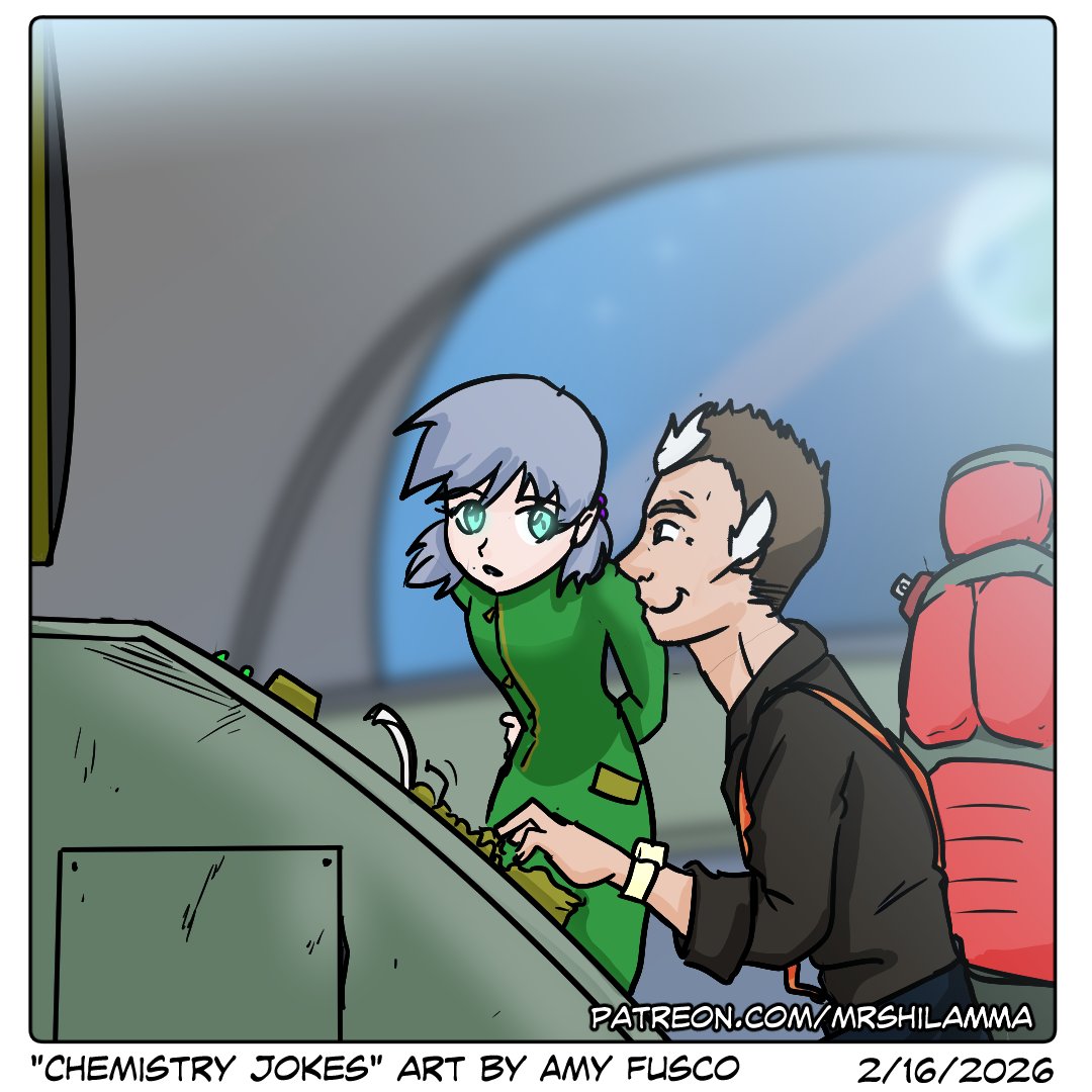KappaKafeStudio's tweet photo. "Chemistry Jokes" #SpaceDadJokes 7 https://t.co/2YX4hE00Gz