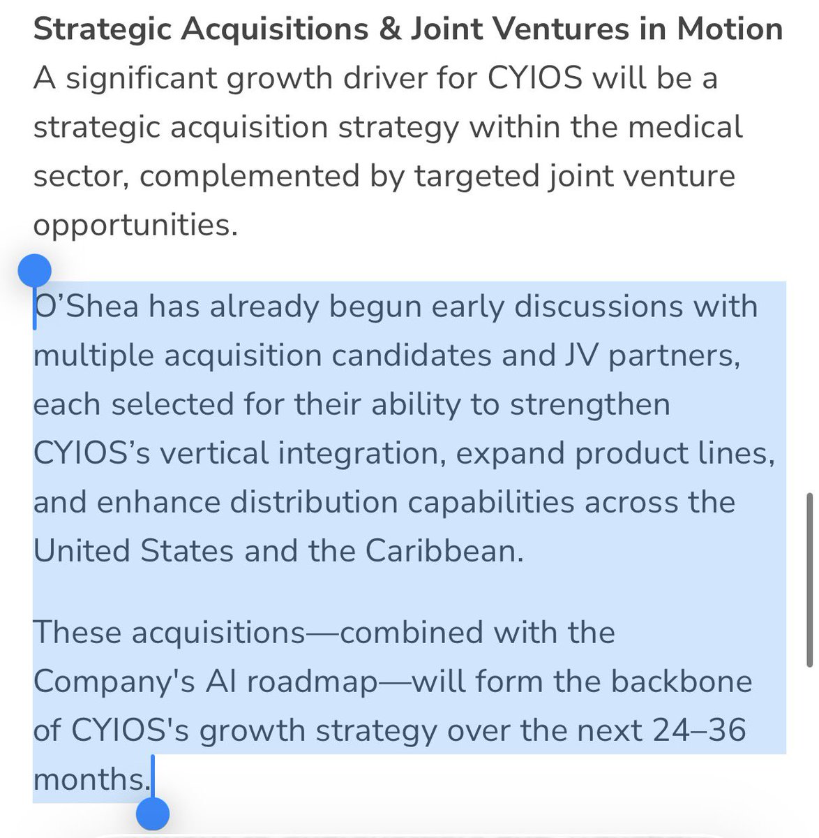 $CYIO Actually is producing revenue $15M a year, has acquisitions in the works, launching IQ, and new sites and only has 351M shares O/S trading 95% below where their Market Cap should be. 

Just never gets any volume, when it should be easily .04+

$RNWF $DTREF $BCDS $TXTM $RENX